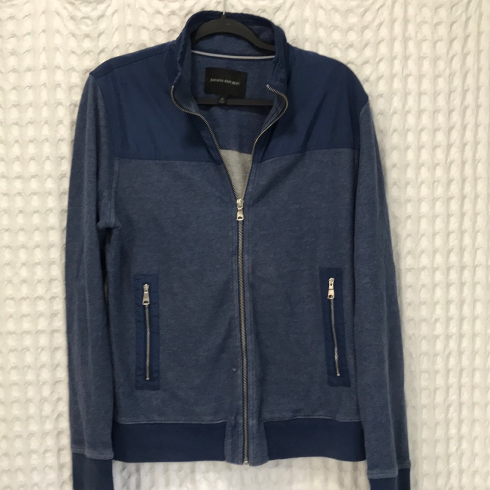 Mens Banana Republic zip up sweatshirt M